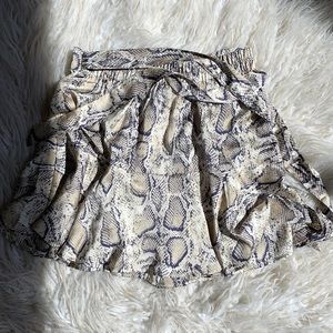 SNAKESKIN SKORT